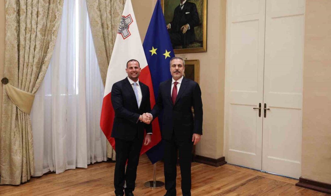 DIŞİŞLERİ BAKANI FİDAN, MALTA BAŞBAKANI ABELA BİR ARAYA GELDİ
