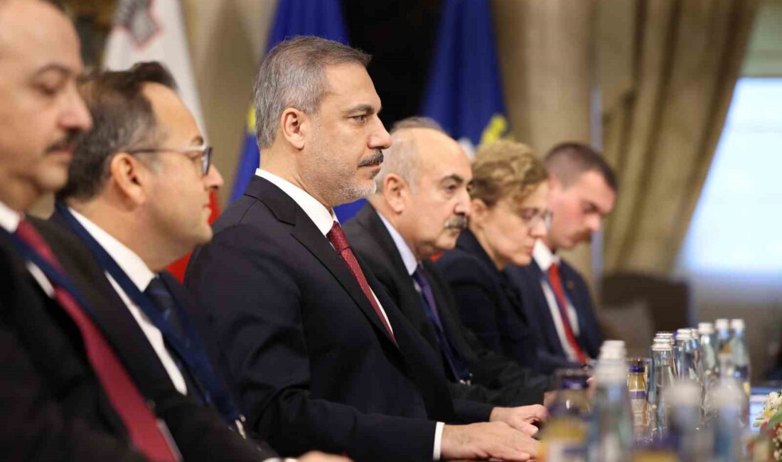 DIŞİŞLERİ BAKANI FİDAN, MALTA CUMHURBAŞKANI VELLA İLE BİR ARAYA GELDİ