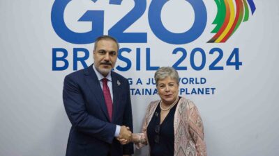 DIŞİŞLERİ BAKANI FİDAN, MEKSİKA DIŞİŞLERİ BAKANI IBARRA İLE GÖRÜŞTÜ