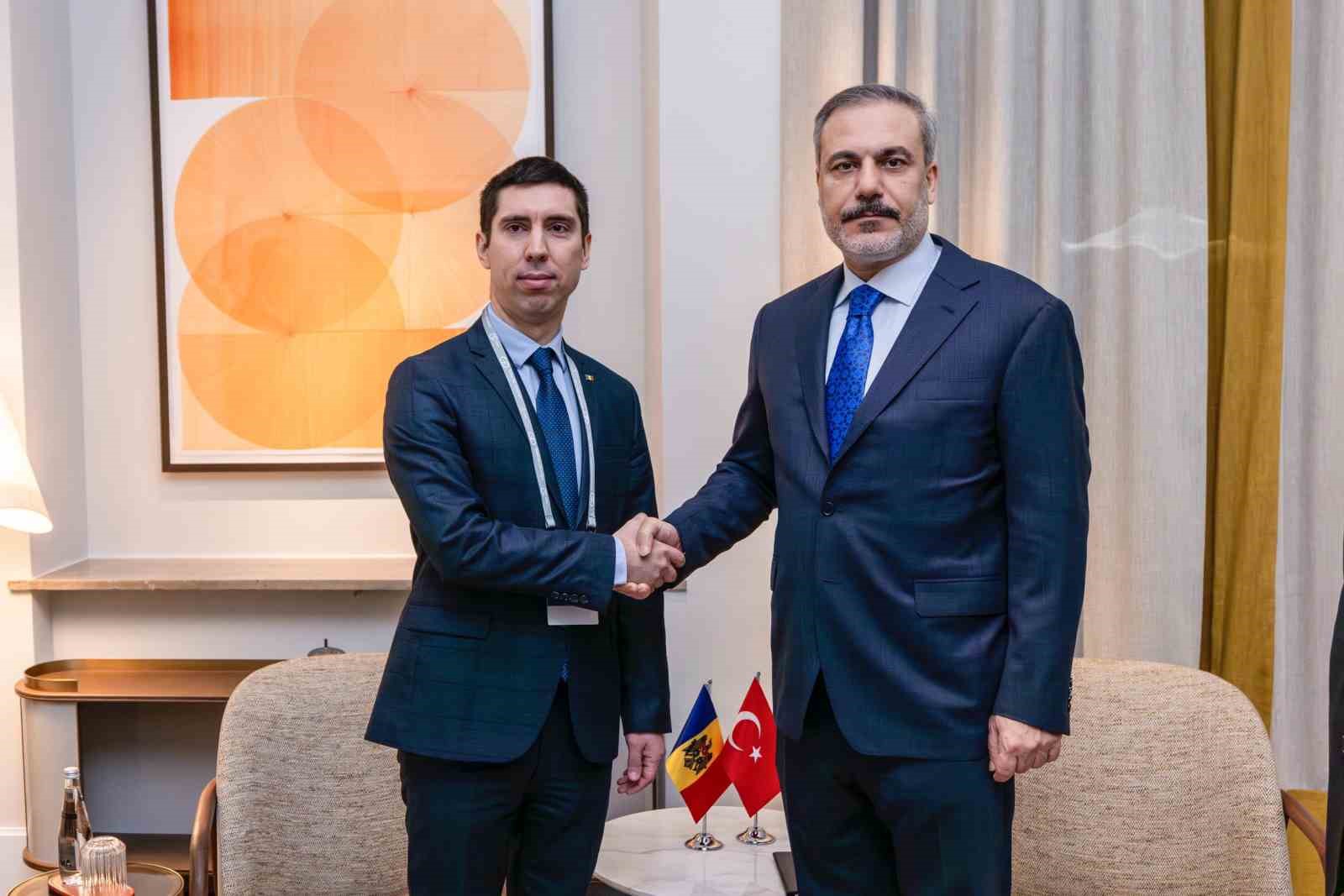 DIŞİŞLERİ BAKANI HAKAN FİDAN, ALMANYA’DA MOLDOVA DIŞİŞLERİ BAKANI MİHAİ POPŞOİ