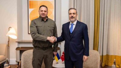 DIŞİŞLERİ BAKANI FİDAN, UKRAYNA DEVLET BAŞKANLIĞI OFİSİ BAŞKANI YERMAK İLE