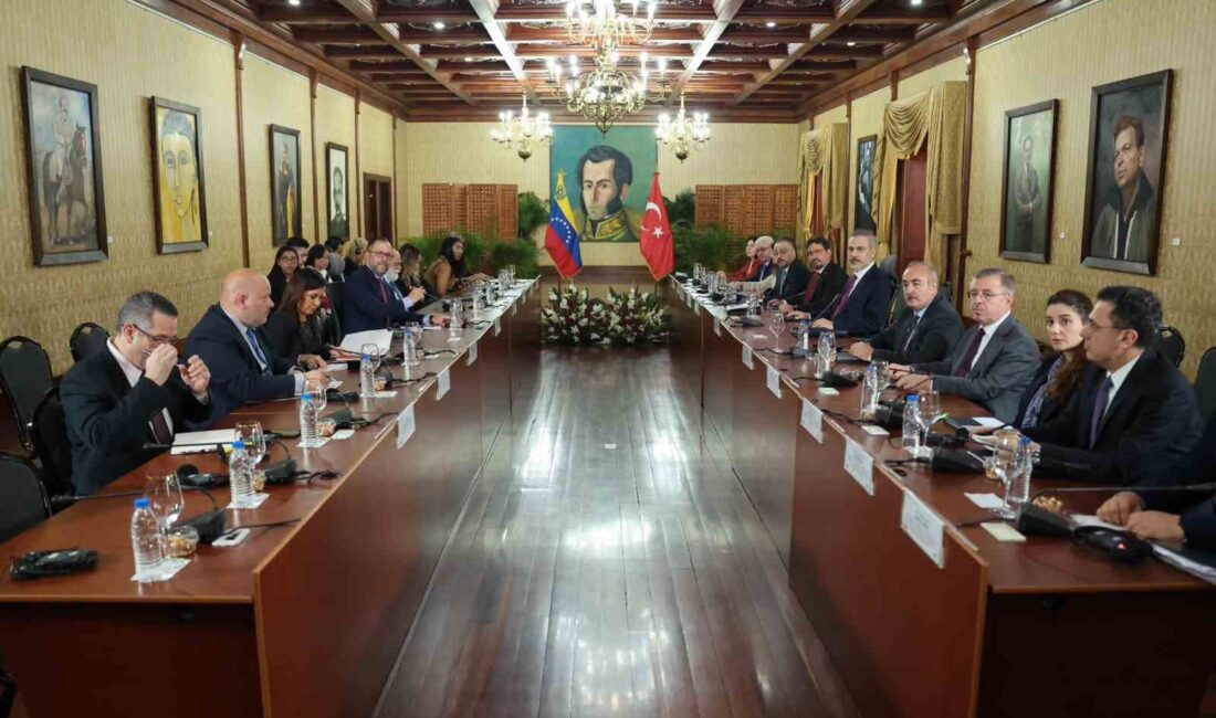 Dışişleri Bakanı Hakan Fidan, Venezuela’nın başkenti Karakas’ta Venezuela Dışişleri Bakanı