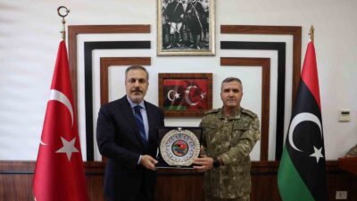 DIŞİŞLERİ BAKANI HAKAN FİDAN, LİBYA GÖREV GRUBU KOMUTANLIĞI (LGGK) KARARGAHINI