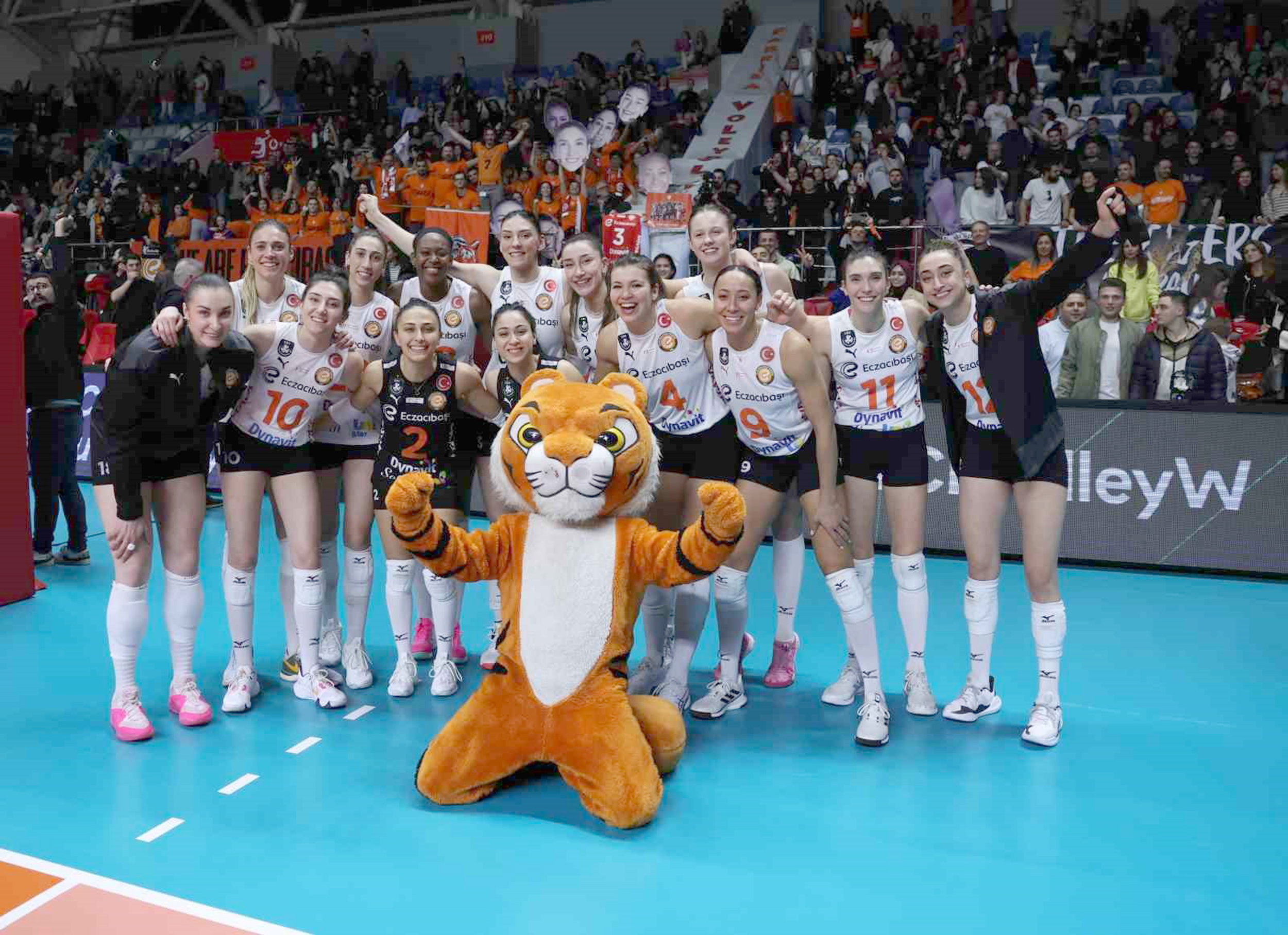   2024 CEV Şampiyonlar Ligi çeyrek final ilk tur karşılaşmasında
