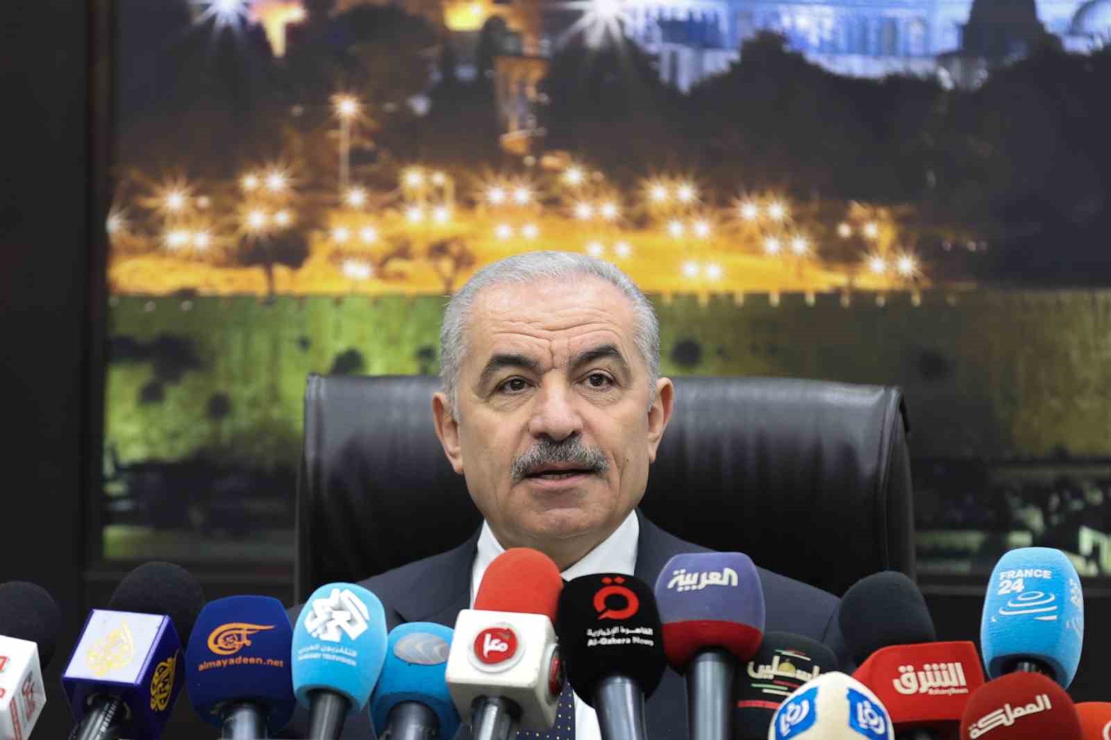 Filistin Başbakanı Muhammad İştiyye, Filistinliler arasında siyasi düzenlemeler konusunda geniş