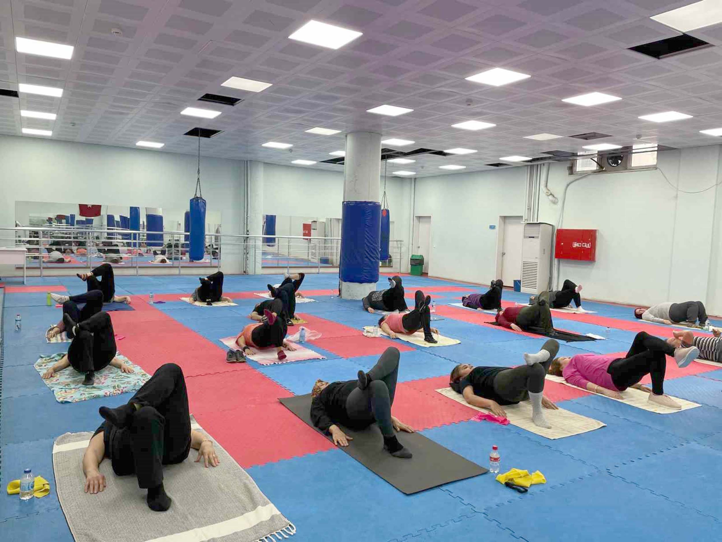 Aydın Gençlik ve Spor İl Müdürlüğü koordinesinde Aydın’da kadınlara yönelik