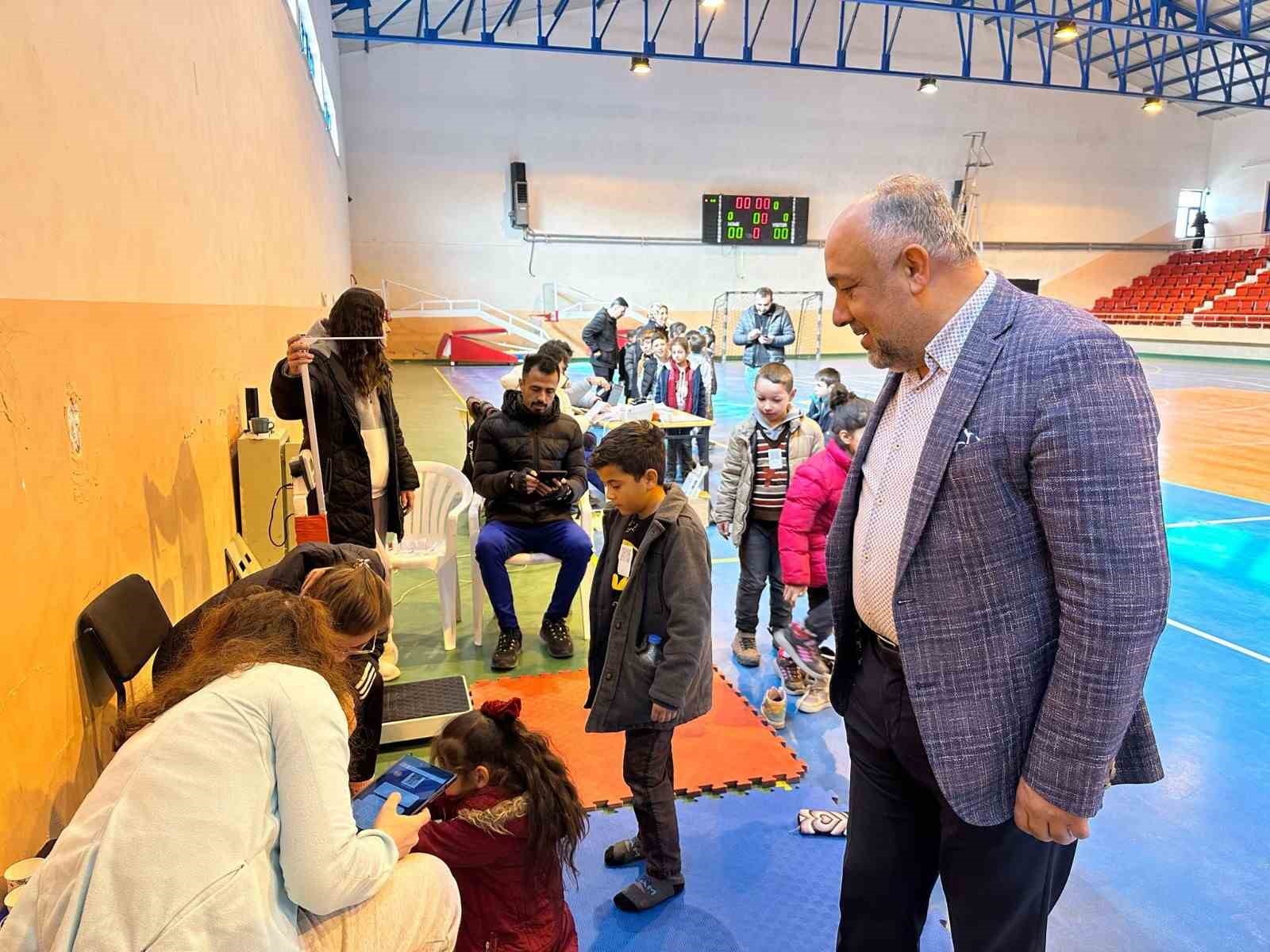 İHSANİYE’DE SPORTİF YETENEK TARAMASI BAŞLADI