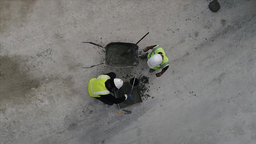Beton kalitesinin çip yardımıyla elektronik ortamda denetlenmesi amacıyla geliştirilen ve