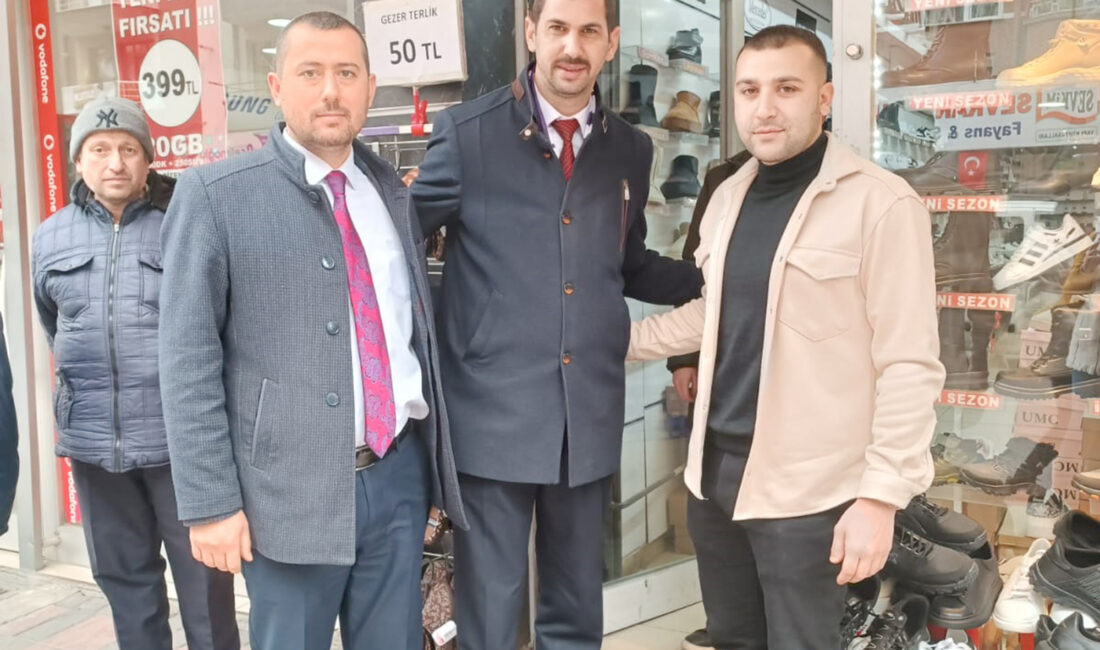 Afyonkarahisar’da ziyaretlerde bulunan İYİ Parti Afyonkarahisar Belediye Başkan Adayı Alper