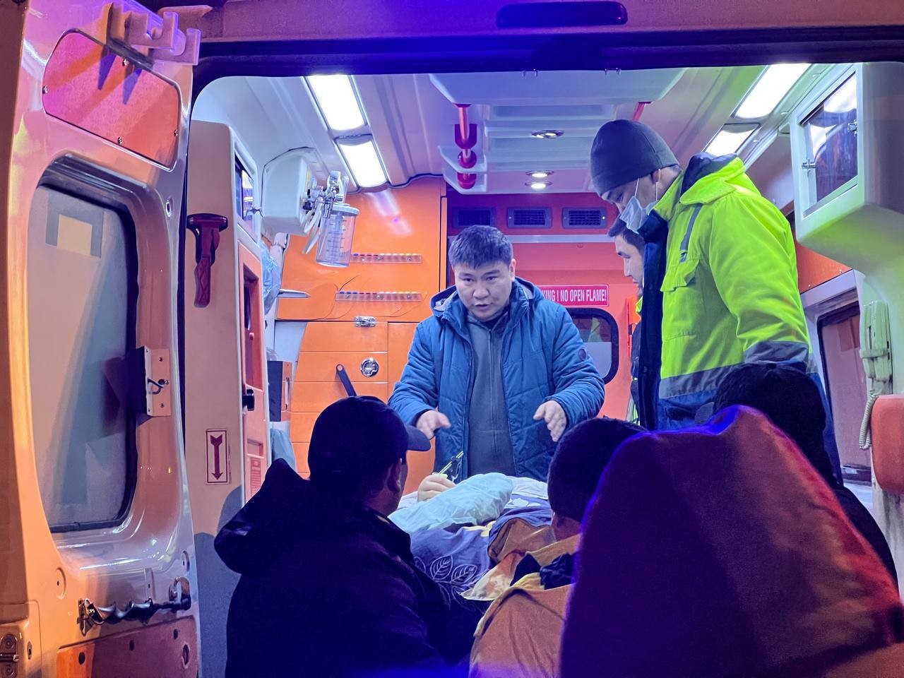 KIRGIZİSTAN’DAKİ PATLAMADA YARALANAN 2 KİŞİ TÜRKİYE’YE GÖNDERİLDİ
