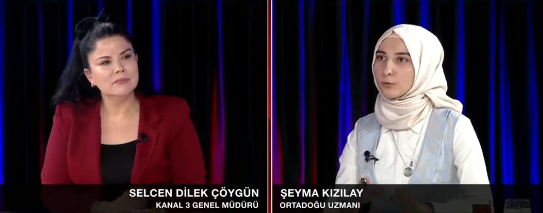 Kanal3 ekranlarında Megabirlik Genel Müdürü Selcen Dilek Çöygün’ün sunduğu Mega