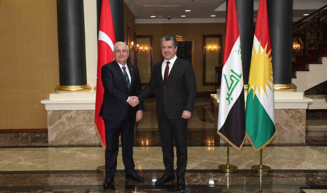 MİLLİ SAVUNMA BAKANI GÜLER, IKBY BAŞBAKANI MESRUR BARZANİ İLE GÖRÜŞTÜ