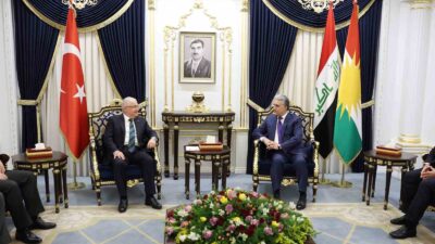 MİLLİ SAVUNMA BAKANI GÜLER, IKBY İÇİŞLERİ BAKANI HALİT İLE GÖRÜŞTÜ