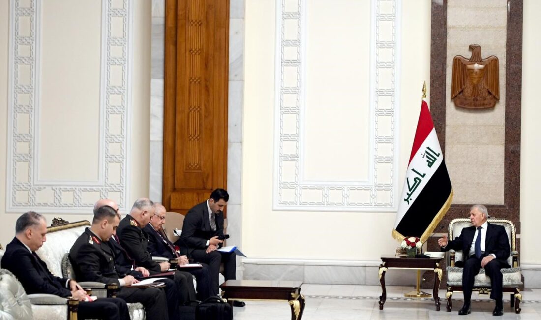 MİLLİ SAVUNMA BAKANI YAŞAR GÜLER, BAĞDAT’TA IRAK CUMHURBAŞKANI ABDÜLLATİF REŞİT