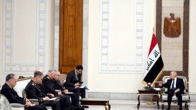 MİLLİ SAVUNMA BAKANI YAŞAR GÜLER, BAĞDAT’TA IRAK CUMHURBAŞKANI ABDÜLLATİF REŞİT