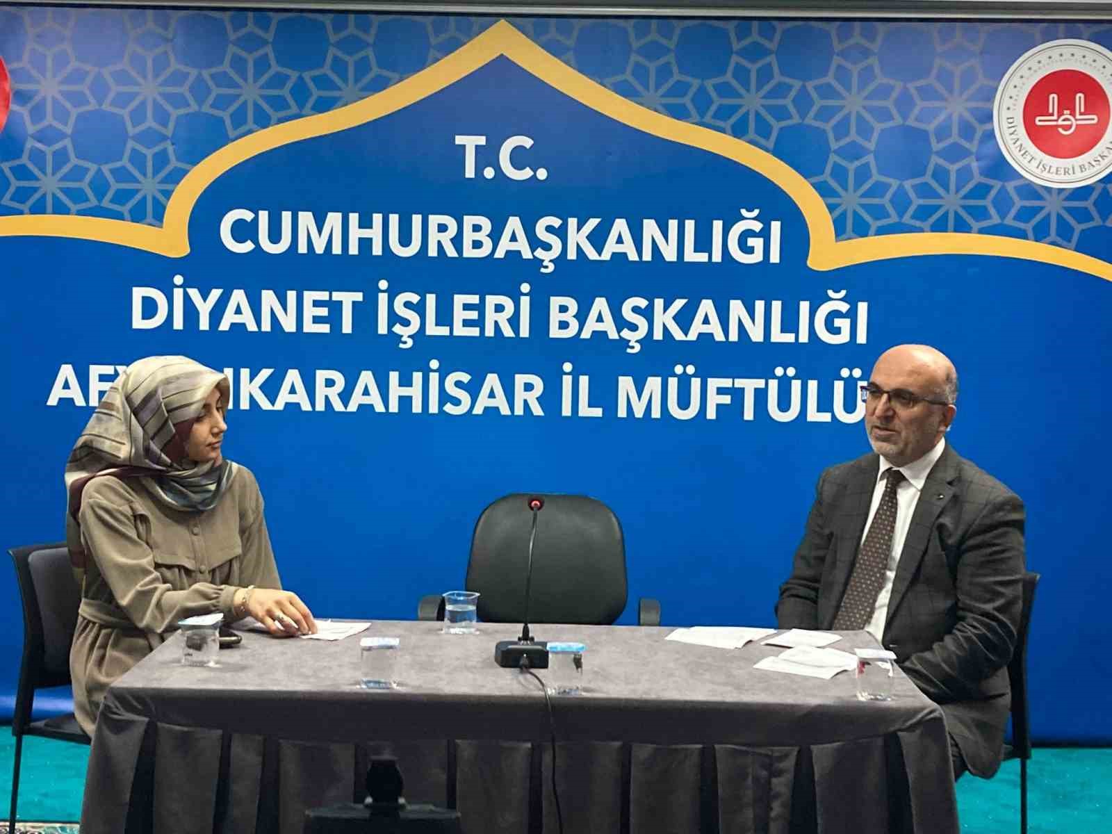 MÜFTÜ İMAMOĞLU, İSLAM’IN ENGELLİLERE BAKIŞINI ANLATTI