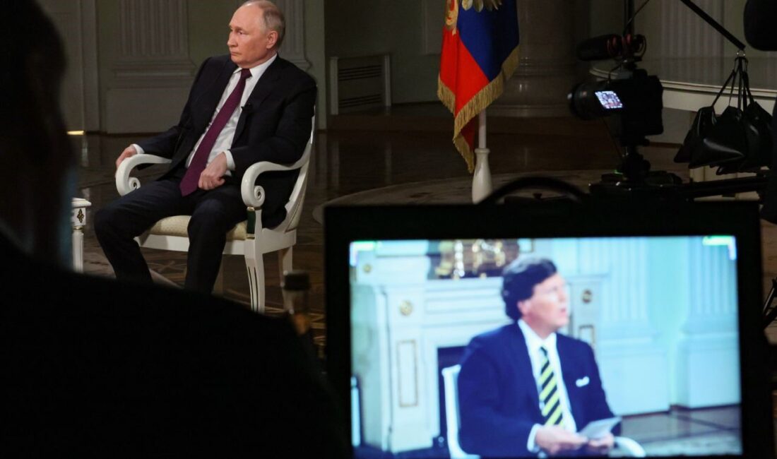 RUSYA DEVLET BAŞKANI VLADİMİR PUTİN, ABD’Lİ GAZETECİ TUCKER CARLSON'A VERDİĞİ