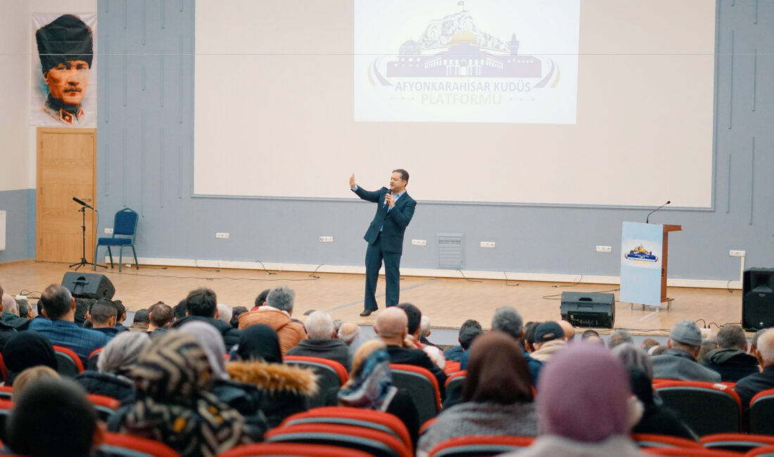 “İnsanlığın ortak vicdanı kazanacak” Seçim çalışmalarını sürdüren Saadet Partisi Afyonkarahisar Belediye Başkan Adayı Beytullah