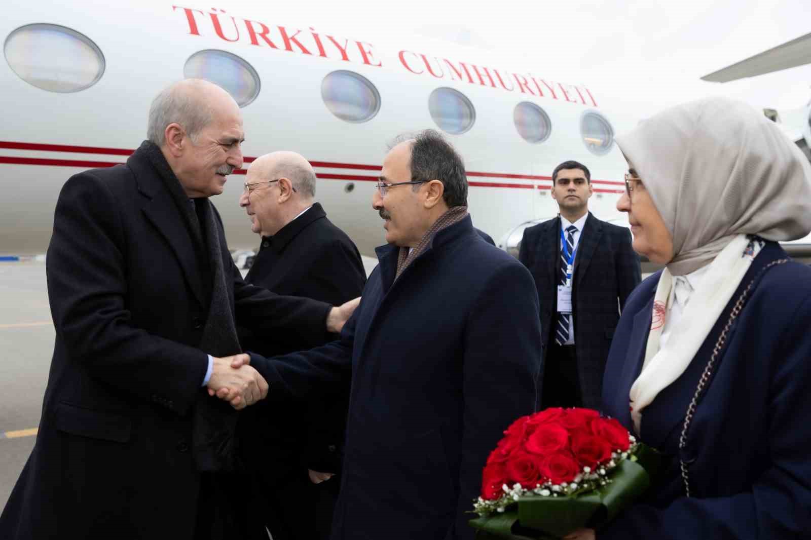 TÜRKİYE BÜYÜK MİLLET MECLİSİ (TBMM) BAŞKANI NUMAN KURTULMUŞ, BERABERİNDEKİ PARLAMENTO