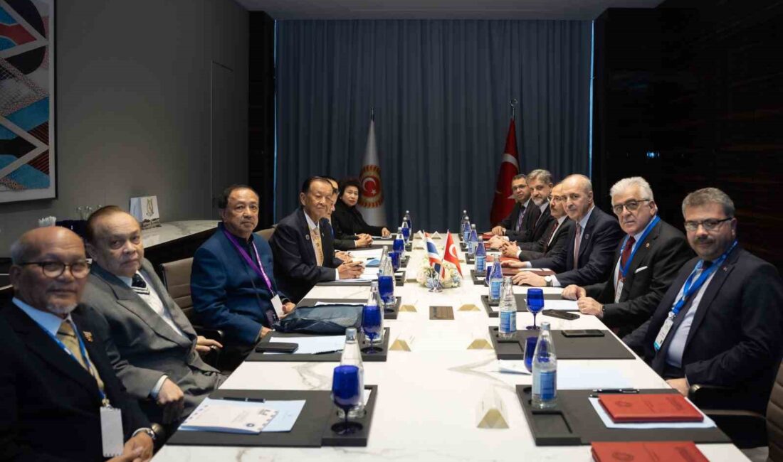 TBMM BAŞKANI KURTULMUŞ, TAYLAND TEMSİLCİLER MECLİSİ BAŞKANI WAN NOOR İLE