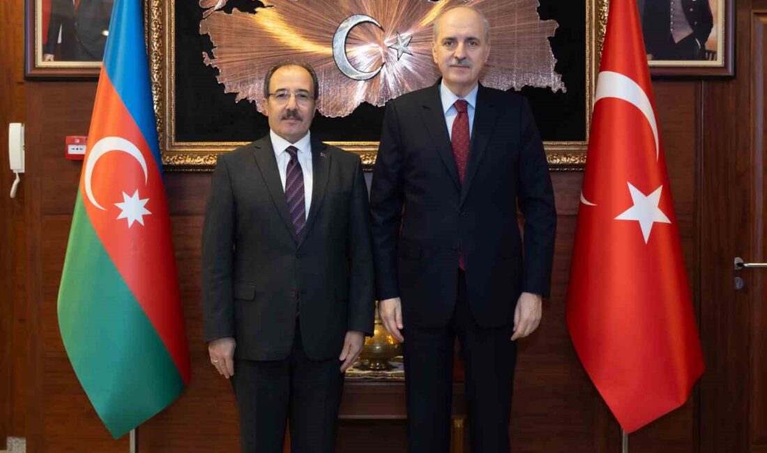 TBMM BAŞKANI KURTULMUŞ, TÜRKİYE'NİN BAKÜ BÜYÜKELÇİLİĞİNİ ZİYARET ETTİ