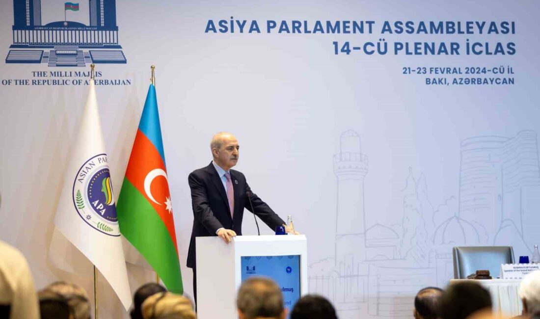 Türkiye Büyük Millet Meclisi (TBMM) Başkanı Numan Kurtulmuş, Azerbaycan’da düzenlenen