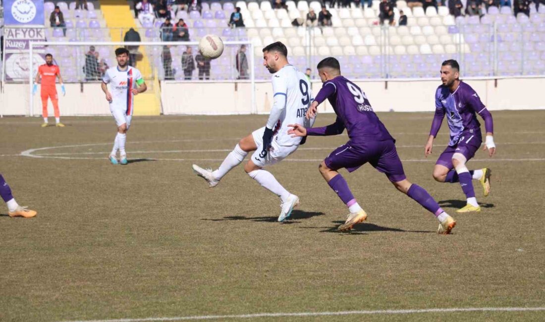 TFF 2. LİG BEYAZ GRUP 24. HAFTADA AFYONSPOR EVİNDE KARŞILAŞTIĞI