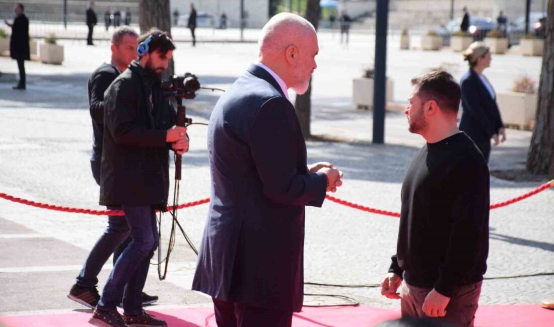 Ukrayna Devlet Başkanı Vladimir Zelenskiy, Tiran ev sahipliğinde gerçekleştirilen Ukrayna