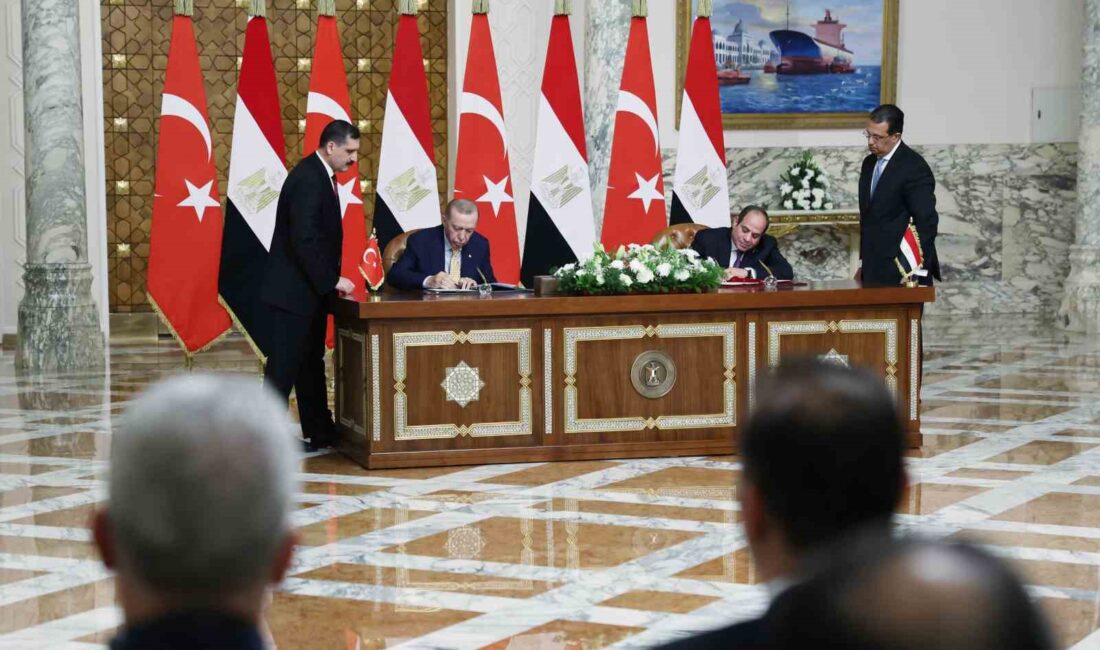 TÜRKİYE VE MISIR ARASINDA “YÜKSEK DÜZEYLİ STRATEJİK İŞBİRLİĞİ KONSEYİ TOPLANTILARININ