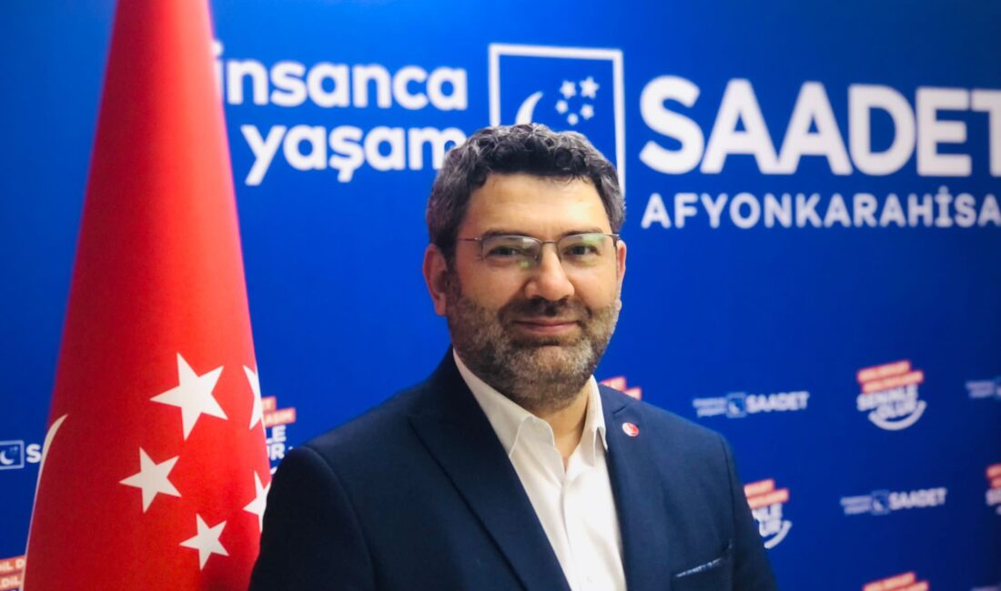 Beytullah Karataş’tan boşalan Saadet Partisi Afyonkarahisar İl Başkanlığı görevine Hüseyin