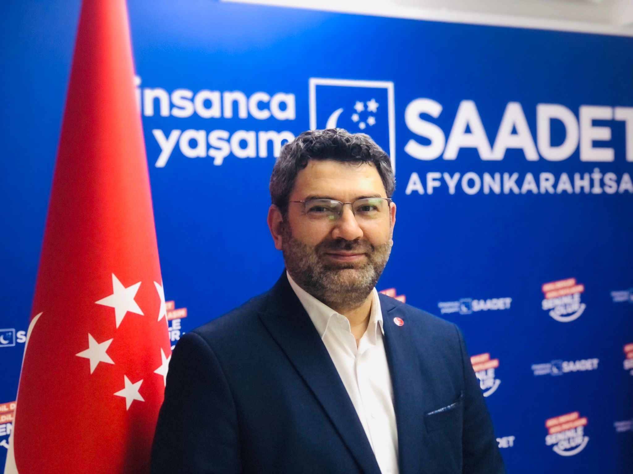 Beytullah Karataş’tan boşalan Saadet Partisi Afyonkarahisar İl Başkanlığı görevine Hüseyin
