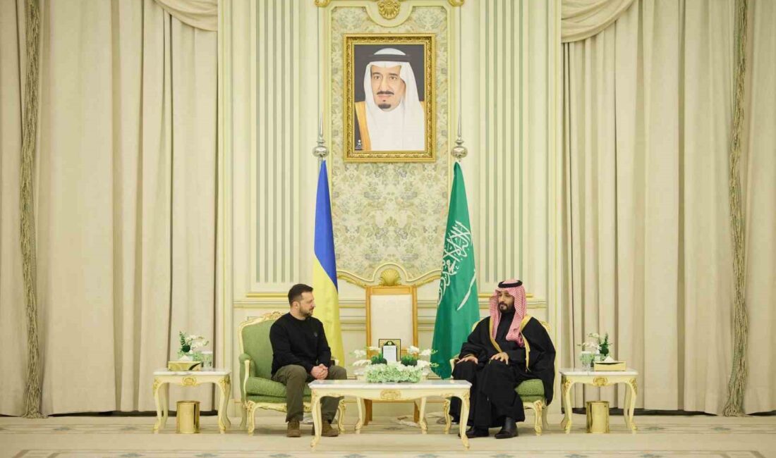 Ukrayna Devlet Başkanı Vladimir Zelenskiy, Suudi Arabistan Veliaht Prensi Muhammed