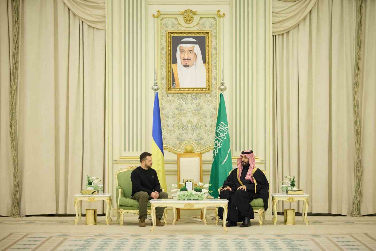Ukrayna Devlet Başkanı Vladimir Zelenskiy, Suudi Arabistan Veliaht Prensi Muhammed