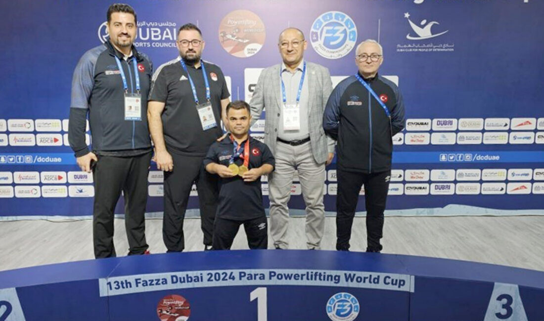 Sivaslı milli sporcu Abdullah Kayapınar, Birleşik Arap Emirlikleri’nin Dubai şehrinde