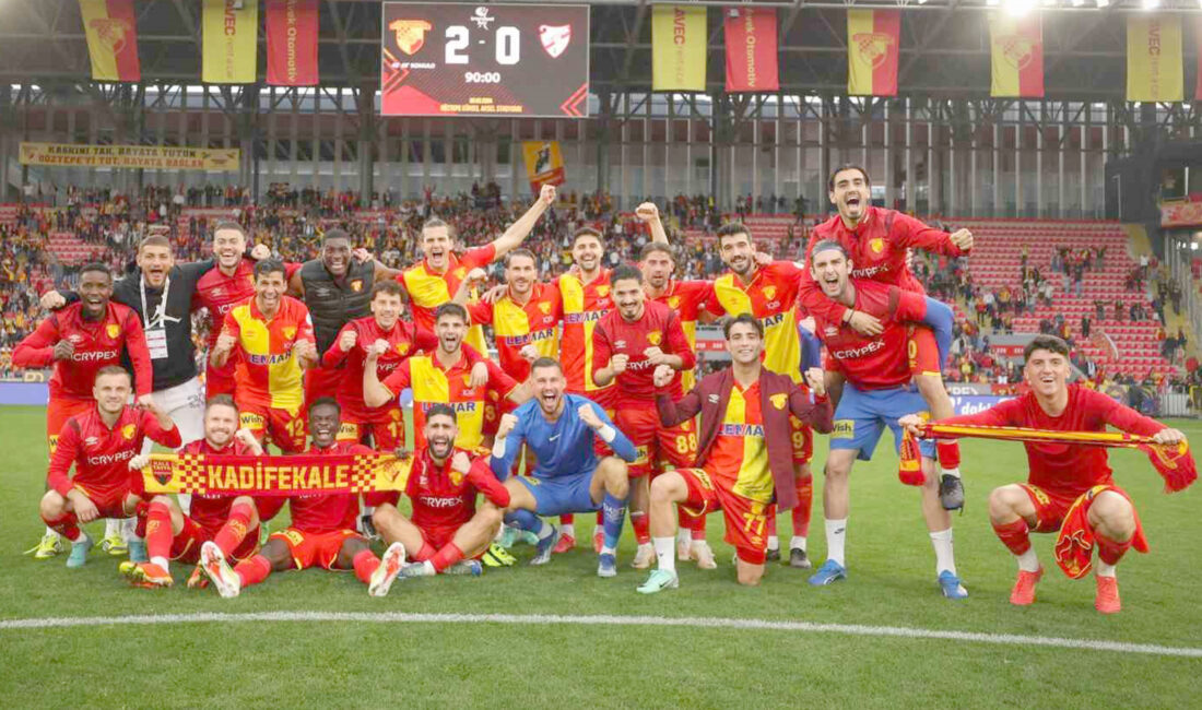 Trendyol 1. Lig’de Kocaelispor’un puan kaybettiği haftada hata yapmayan Göztepe,