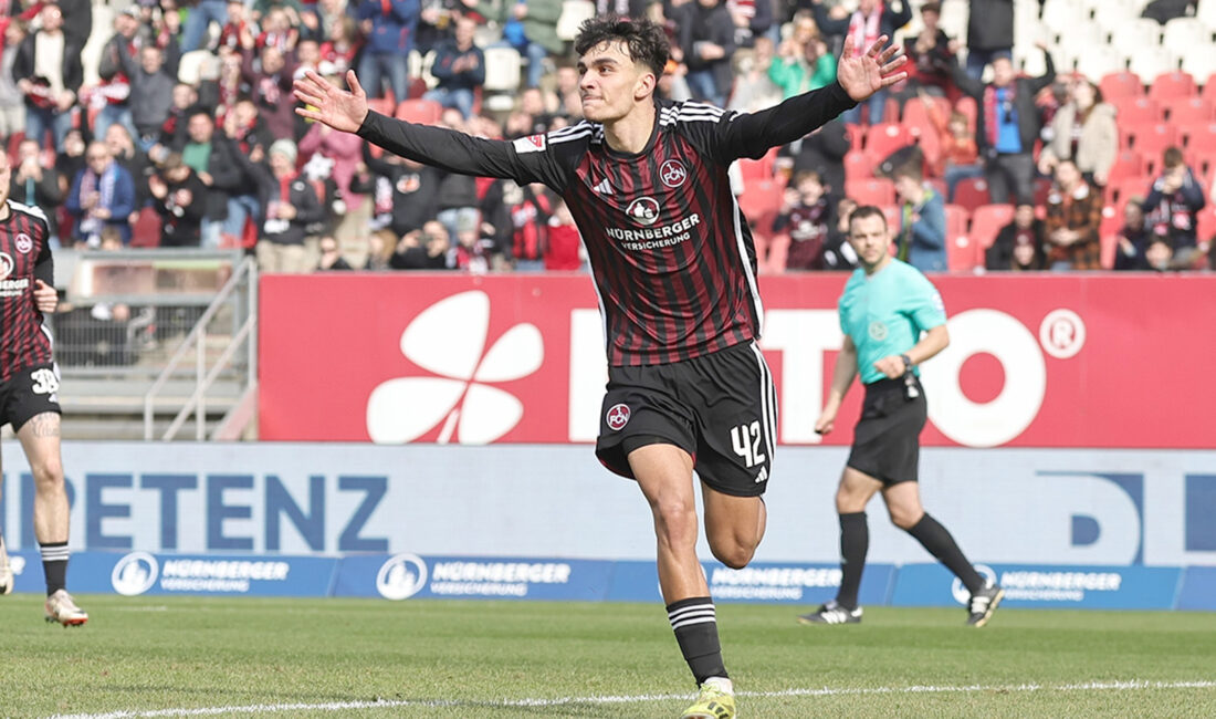 Alman ekibi Nürnberg’de forma giyen 18 yaşındaki genç futbolcu Can