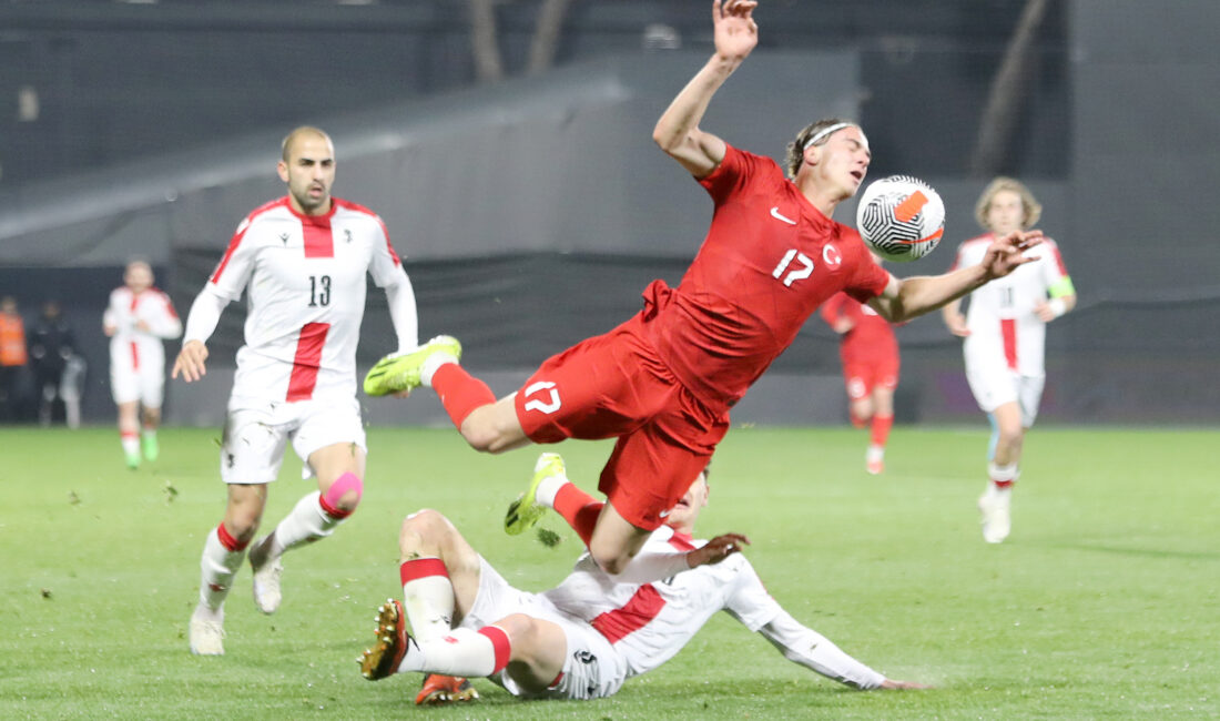 Ümit Millî Takımı, İstanbul’da özel maçta karşılaştığı Gürcistan’ı 2-1 mağlup