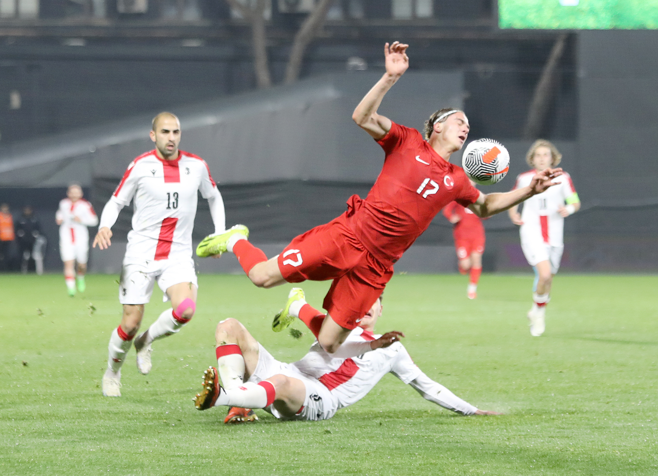 Ümit Millî Takımı, İstanbul’da özel maçta karşılaştığı Gürcistan’ı 2-1 mağlup