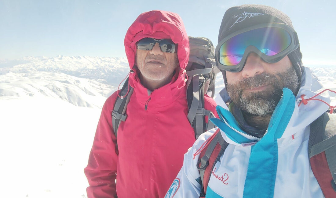 Tunceli Gençlik Hizmetleri Spor Kulübü üyesi dağcılar, 6 Şubat 2023’te