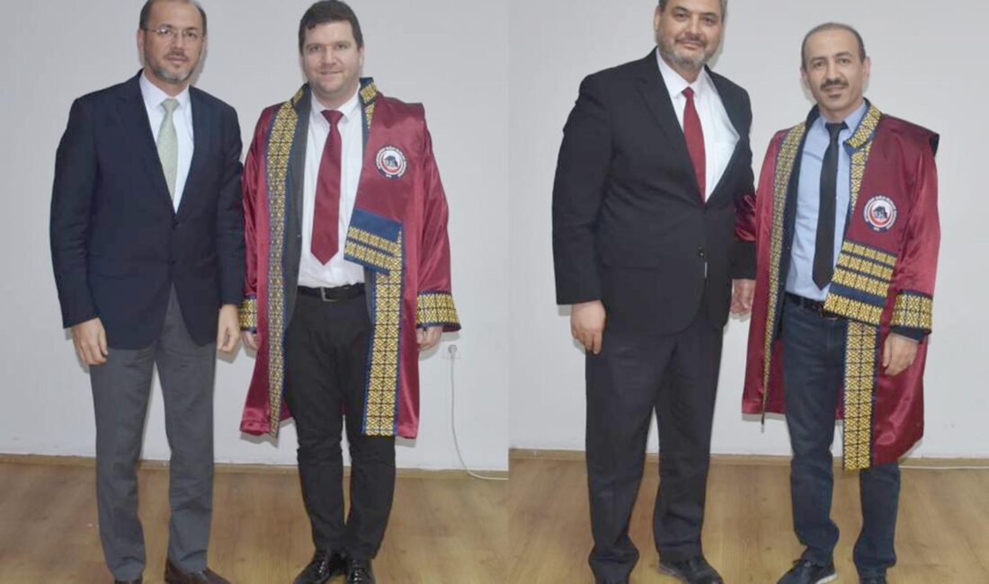 AFSÜ Rektörü Prof. Dr. Nurullah Okumuş ve Rektör Yardımcısı Prof.