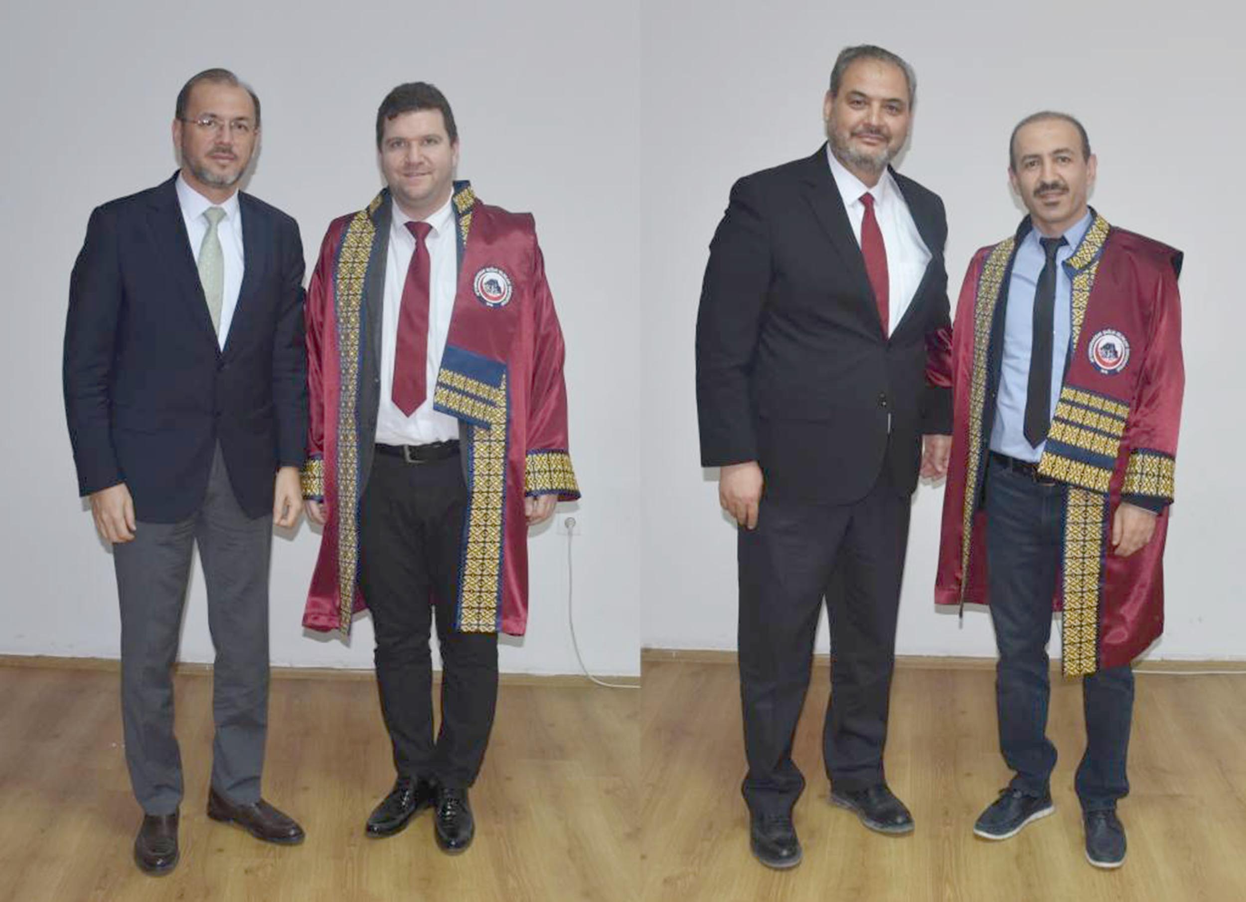 AFSÜ Rektörü Prof. Dr. Nurullah Okumuş ve Rektör Yardımcısı Prof.