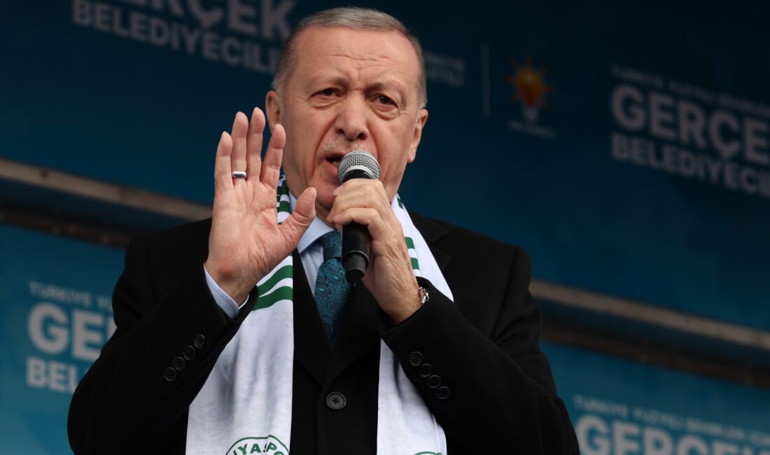 Cumhurbaşkanı Recep Tayyip Erdoğan, önceki seçimi hatırlatarak, “CHP yine DEM