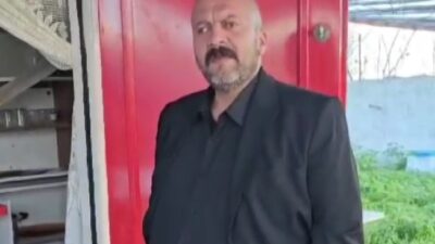 Gaziantep’te Şehitkamil bağımsız belediye başkan adayı Mehmet Yılmaz’ın konteyner bağ