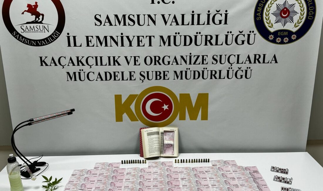 Samsun’da özel olarak kesilmiş kitabın içine gizlenmiş 46 adet sahte