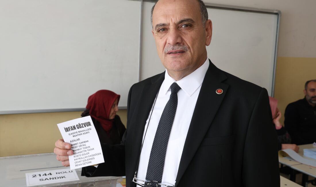 Elazığ’da Mahalli İdareler Genel Seçimleri için oy kullanımı sabah saat