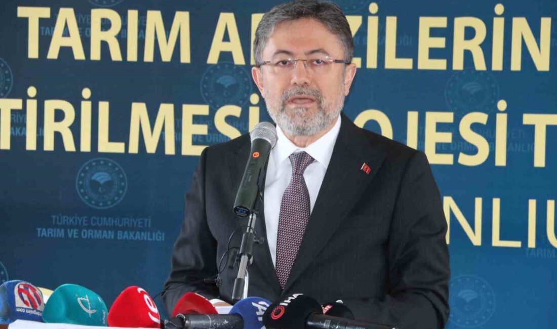 Tarım ve Orman Bakanı İbrahim Yumaklı, tahıl ambarı olarak adlandırılan