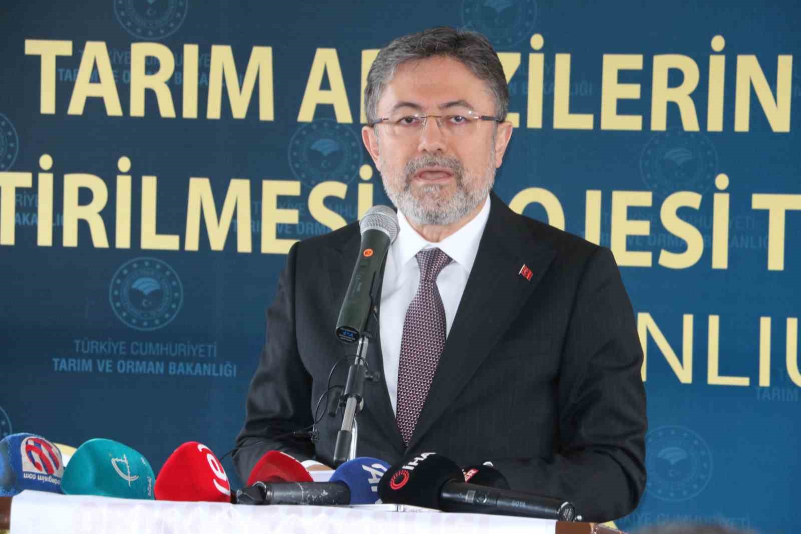 Tarım ve Orman Bakanı İbrahim Yumaklı, tahıl ambarı olarak adlandırılan