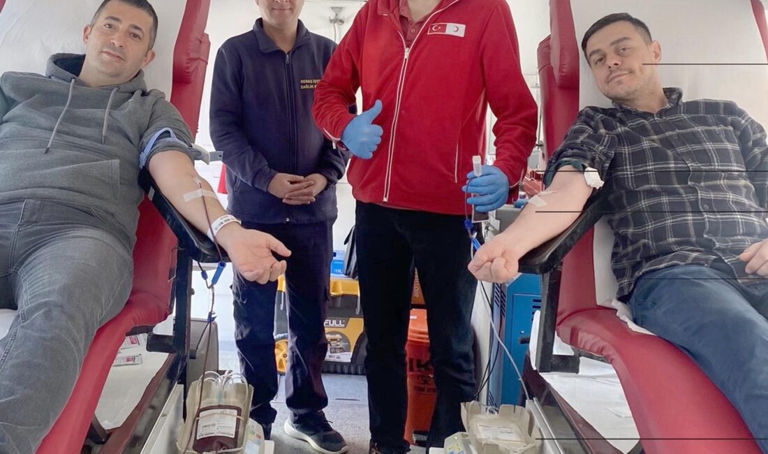 Elektrik dağıtım şirketi OEDAŞ’ın Afyonkarahisar İl Müdürlüğü çalışanları Kızılay’a kan