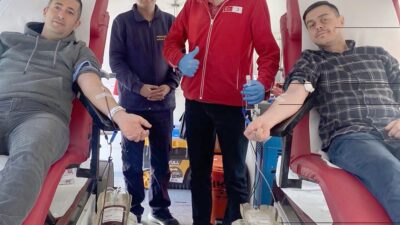 Elektrik dağıtım şirketi OEDAŞ’ın Afyonkarahisar İl Müdürlüğü çalışanları Kızılay’a kan