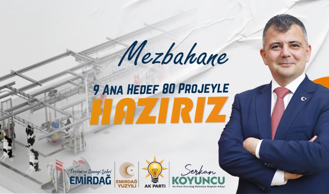 Emirdağ Belediye Başkan adayı aynı zamanda Emirdağ Belediye Başkanı Serkan